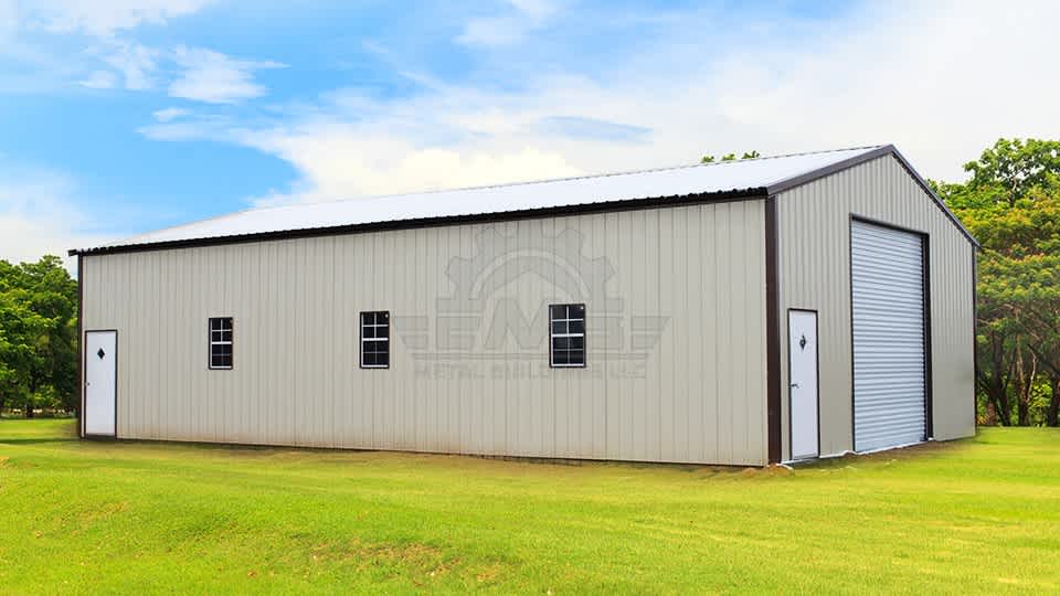 30x40x13 A-Frame Vertical Garage