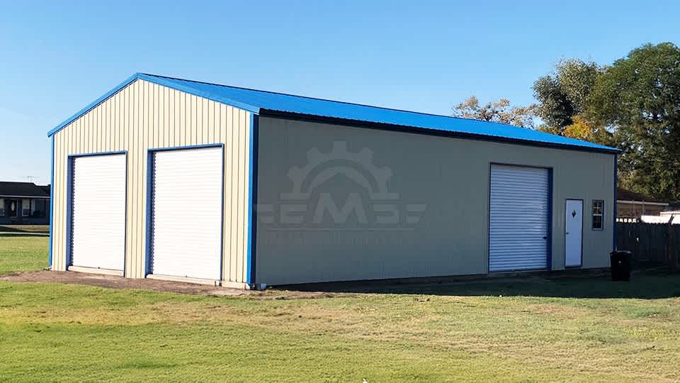 30x50x12 A-Frame All Vertical Garage