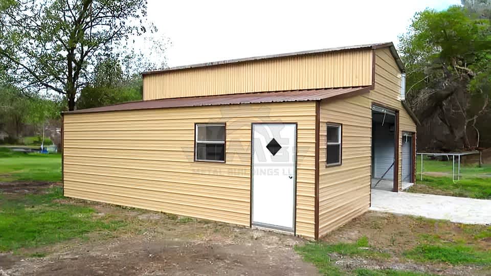 30x30x12 A-Frame Barn