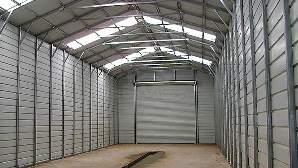 20x80x12 A-Frame Garage