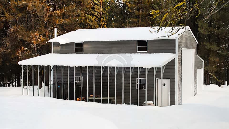 48x35x16 Metal Barn