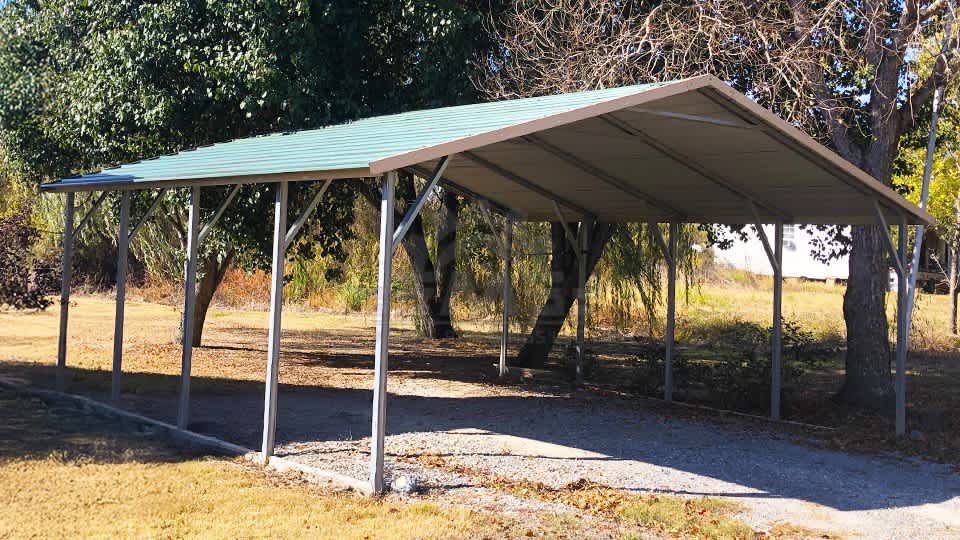 20x20x8 Steel Carport