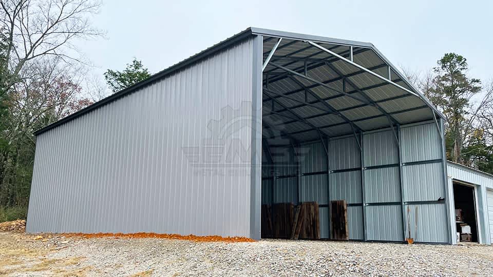 30x45x14 A-Frame Vertical Carport