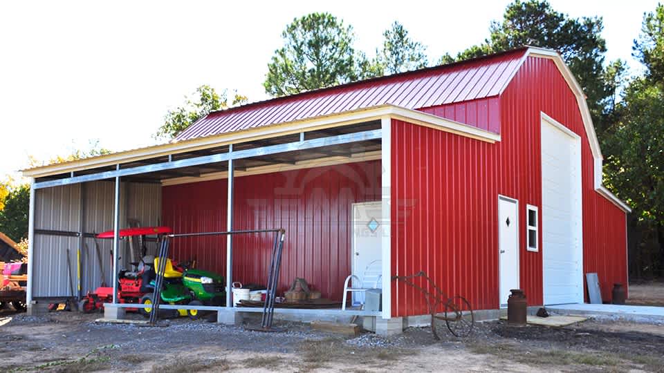 48x30x12-10 Gambrel Barn