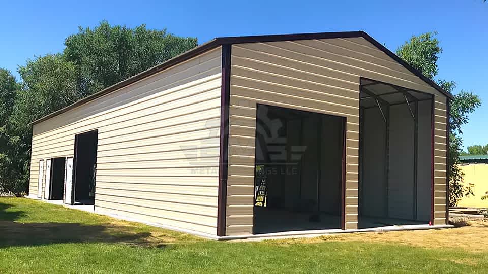 30x60x14 Vertical Roof Garage