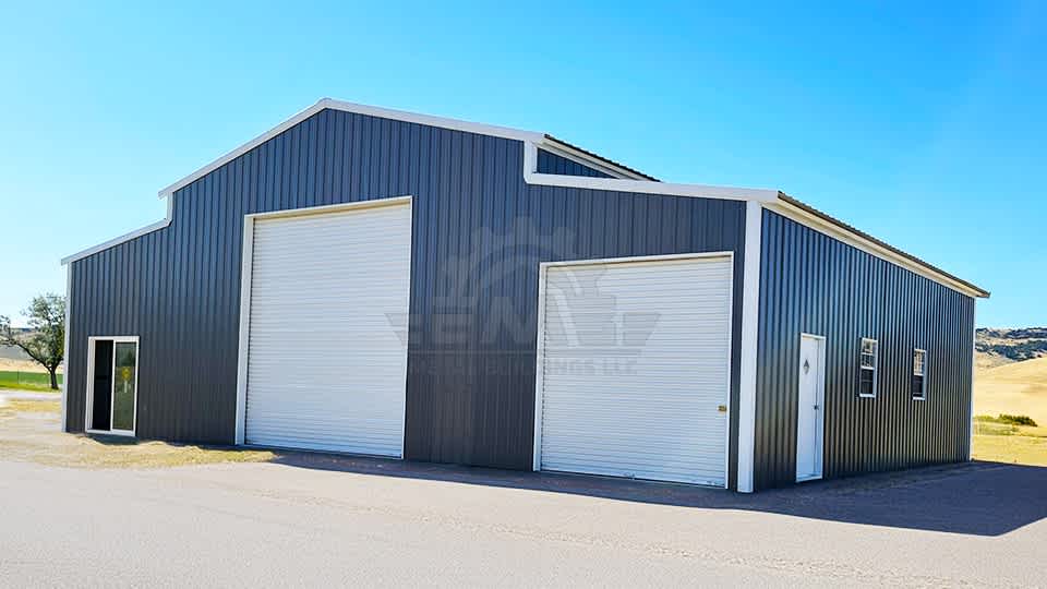 54x25x14 Vertical Raised Center Barn