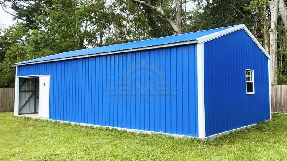 20x40x9 Vertical Roof Garage
