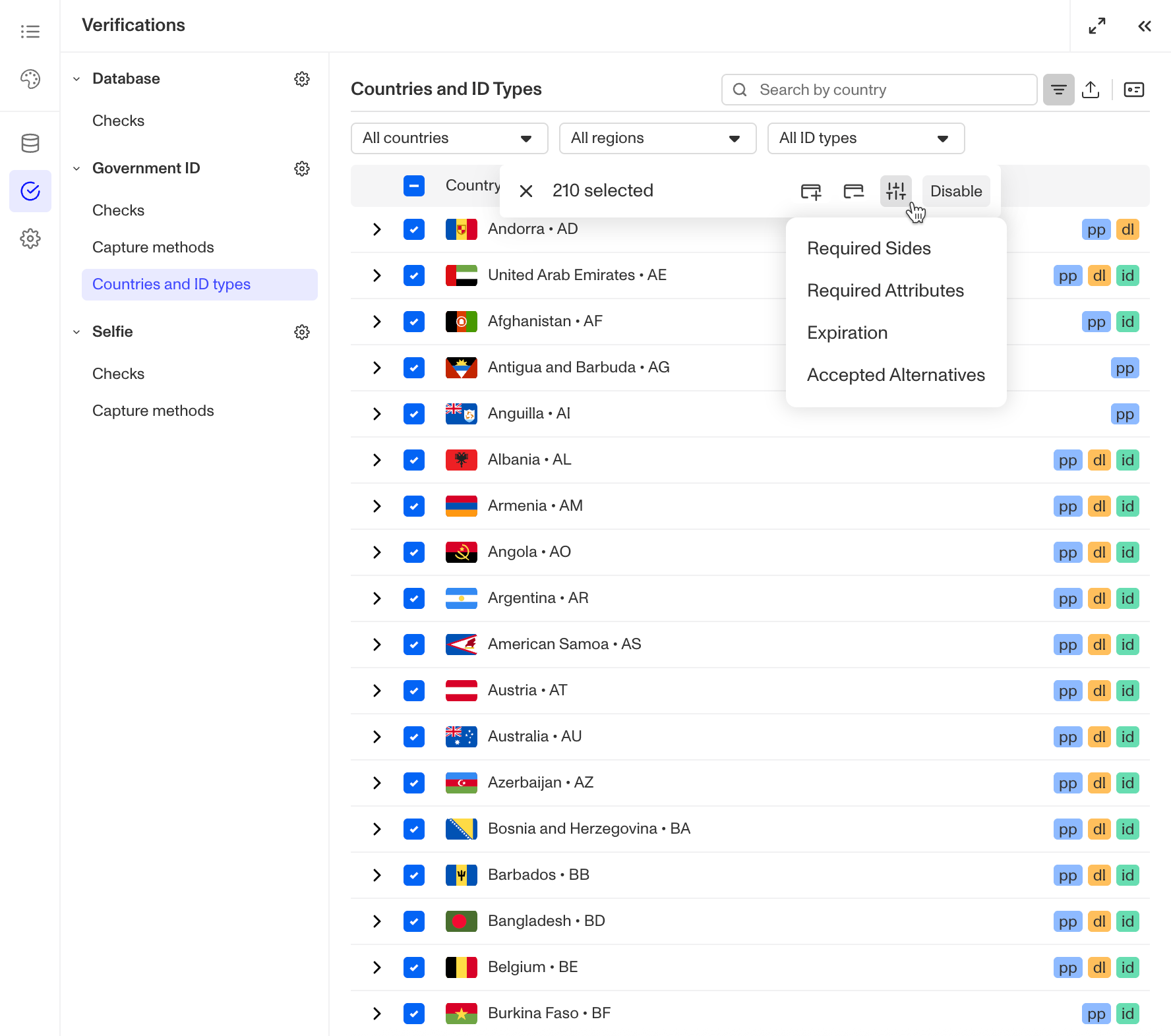 SettingAllowedIDtypes003