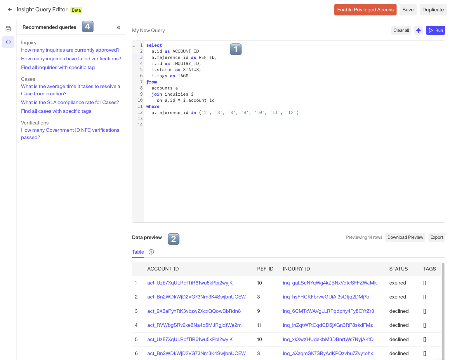 Recommended Queries - Insight Query