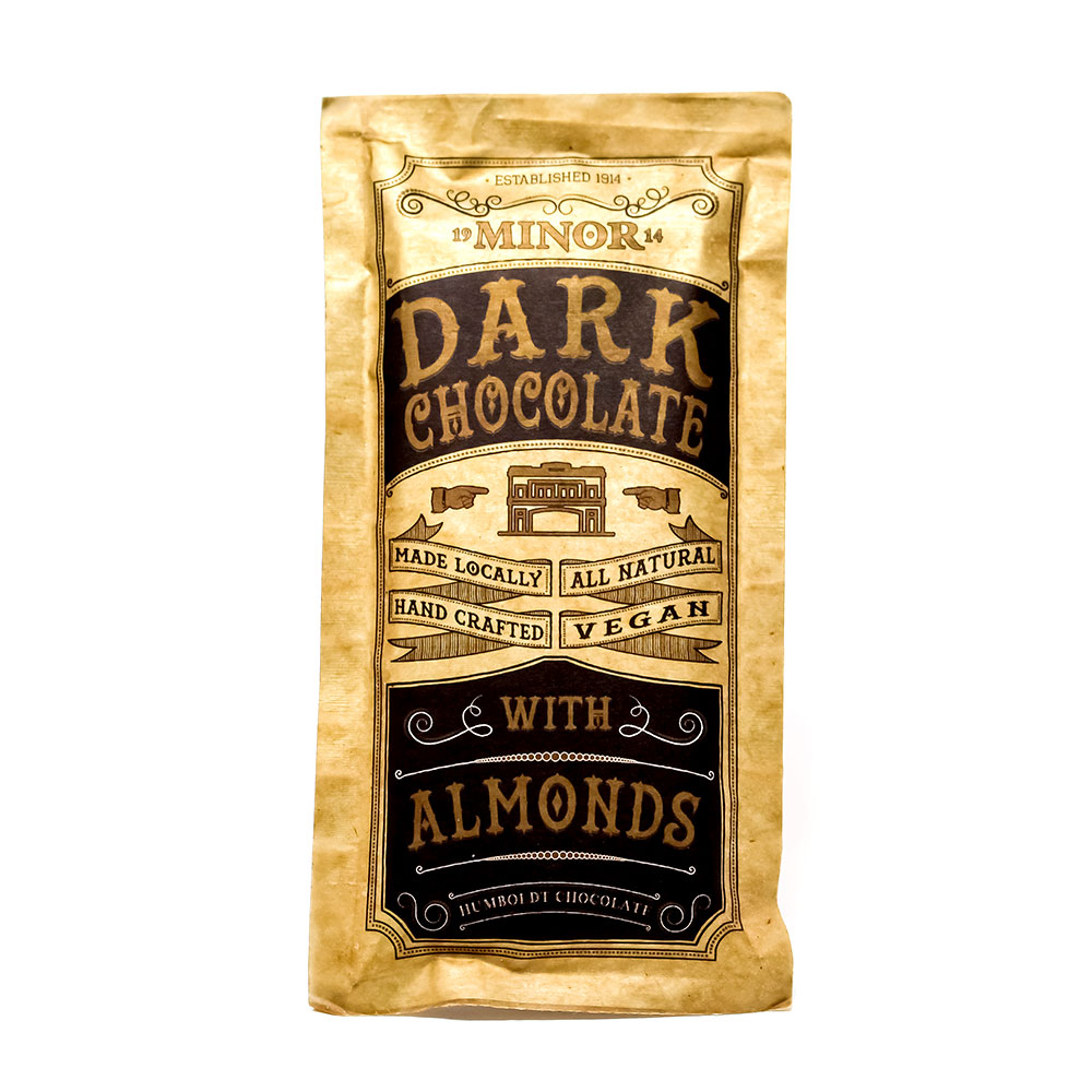 The Minor Theatre Dark Chocolate Packaging Front Side