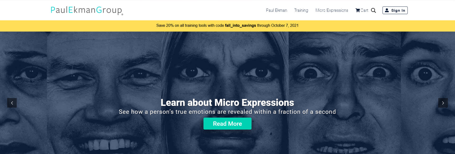Paul Ekman Group Website Project