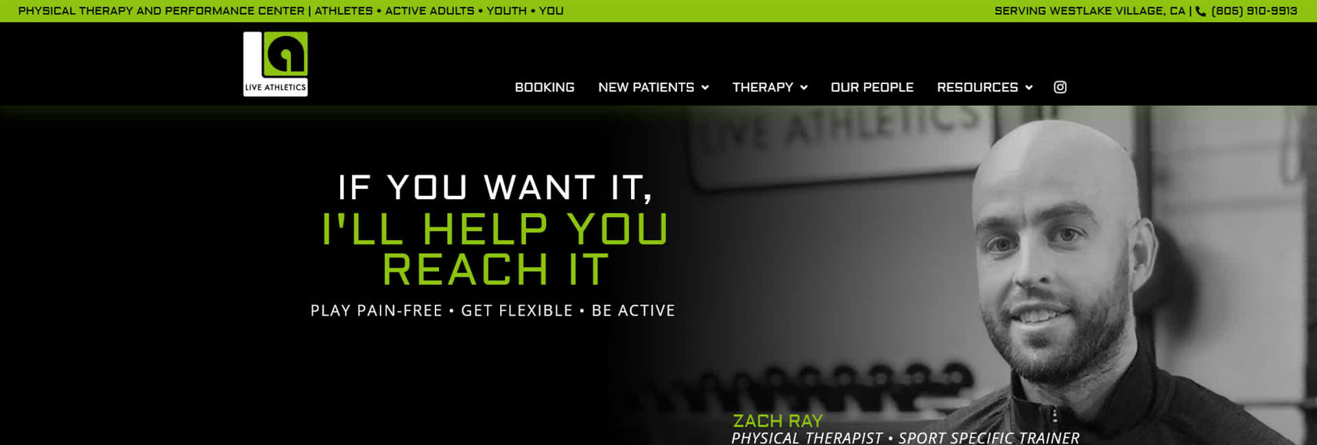 Live Athletics Website Project
