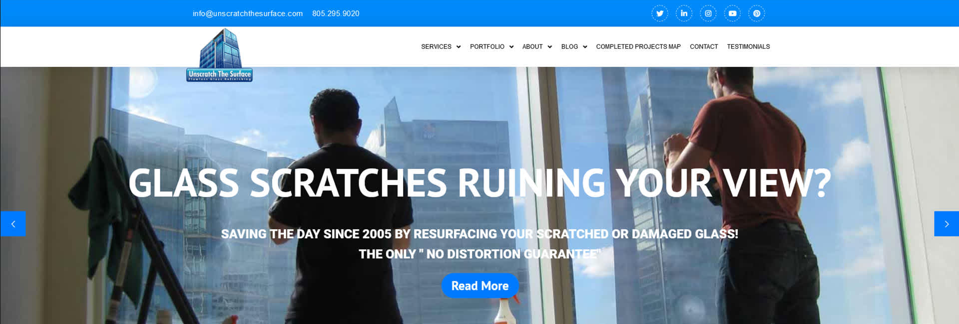 Unscratch The Surface Website Project