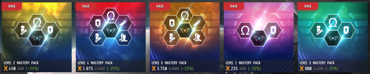 25% off Mastery Packs