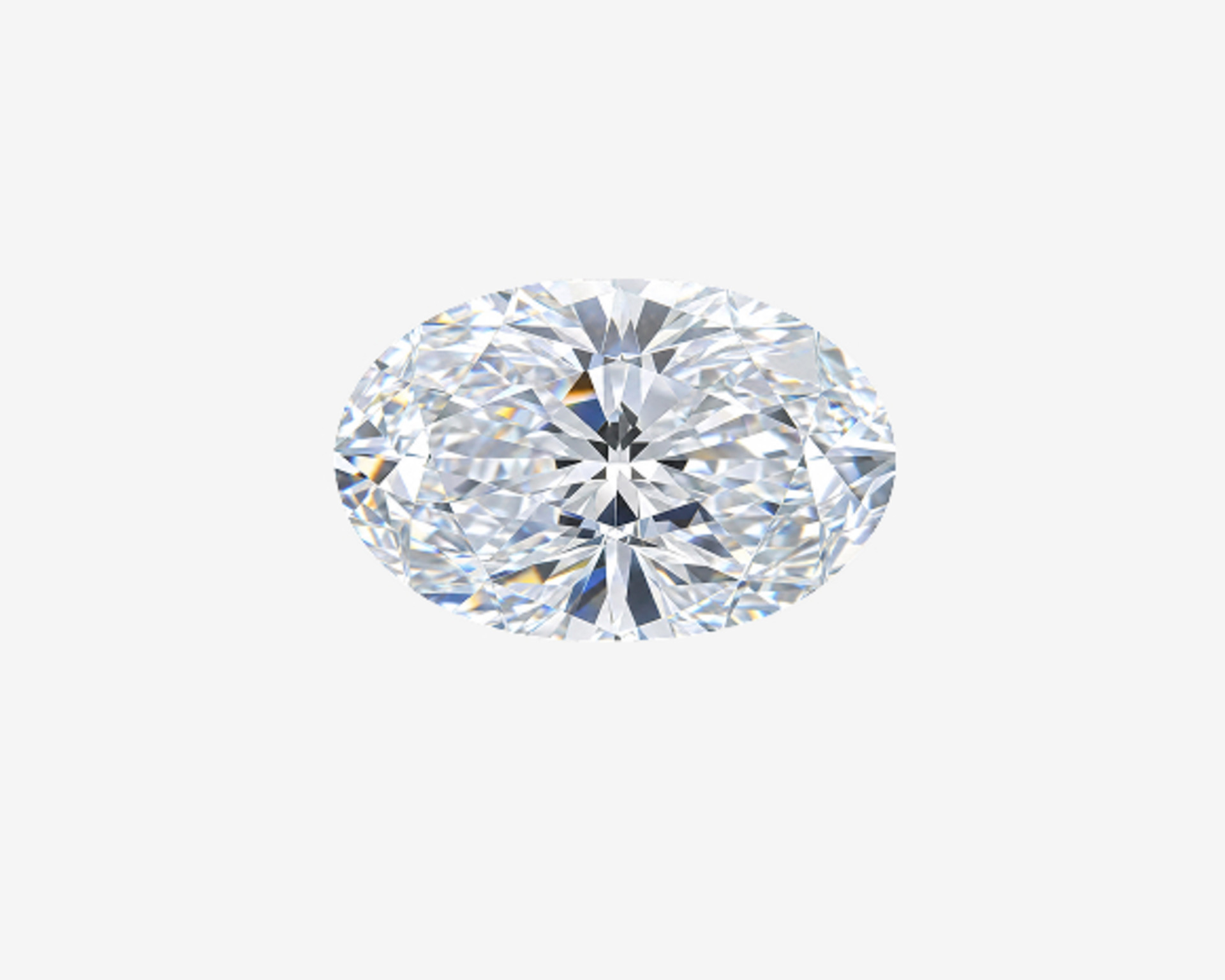 oval cut diamond solitaire engagement ring in yellow gold