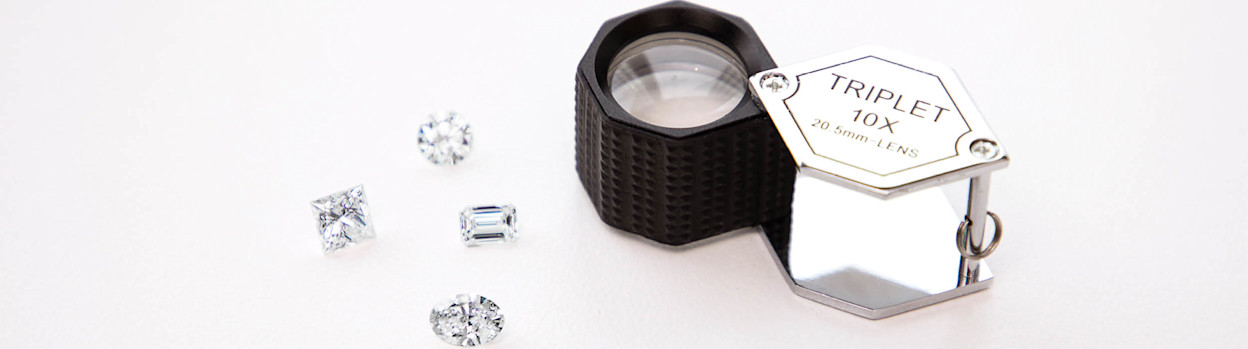 Diamants en vrac dispersés