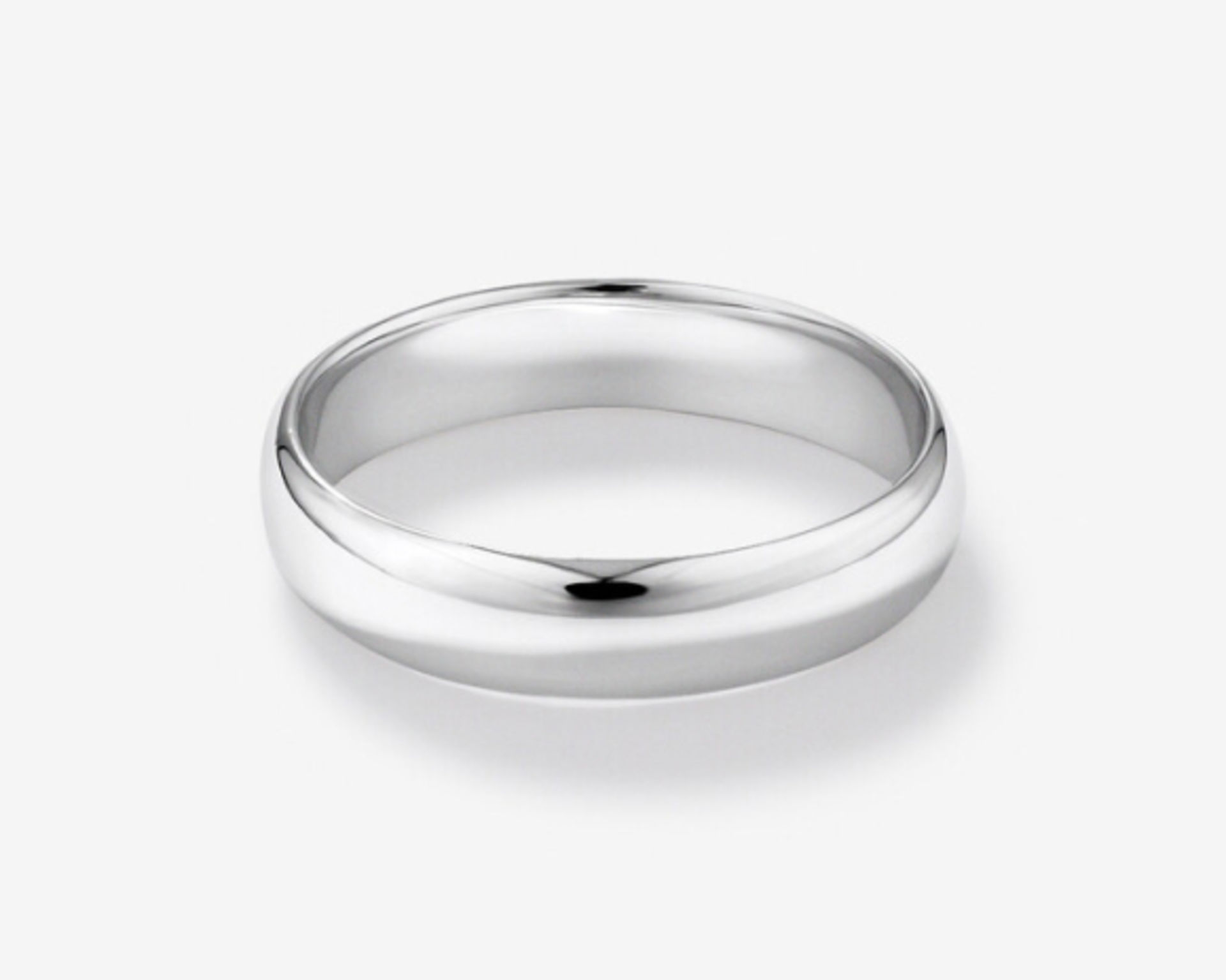 Bague de mariage pour homme en or blanc