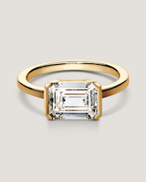 Yellow Gold Revel Solitaire Ring