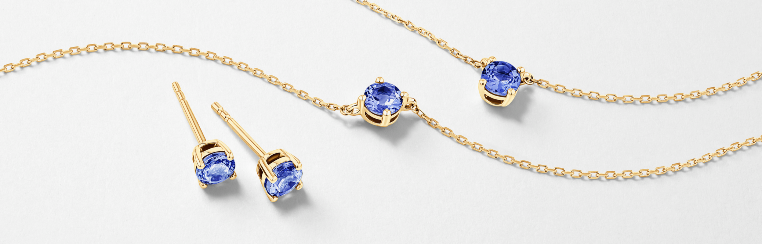 december birthstone jewellery tanzanite in gold