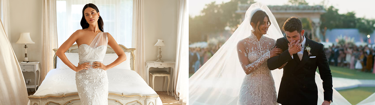 Celebrity bridal looks
