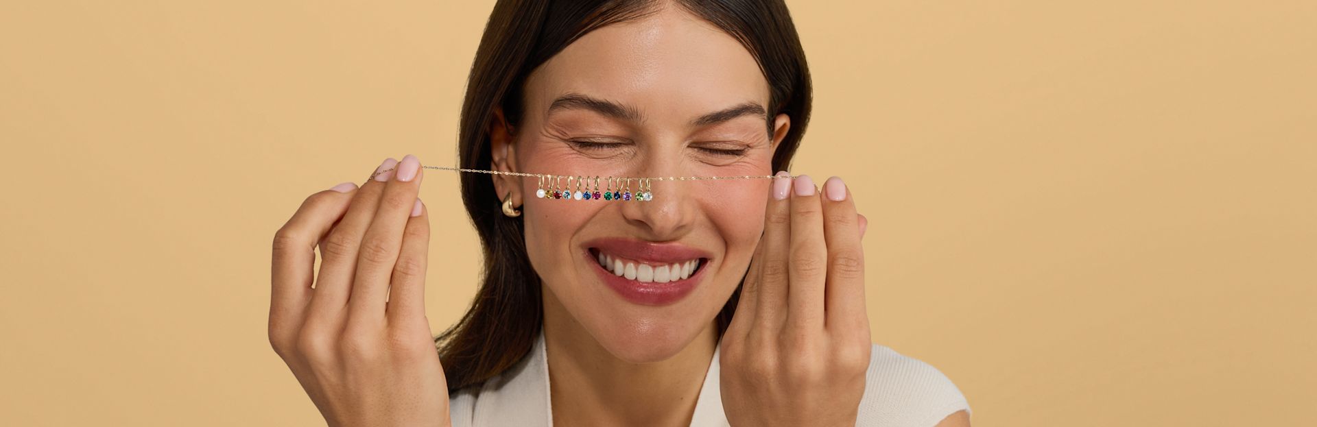 Bracelets de pierres de naissance avec une pierre précieuse pour chaque mois en or