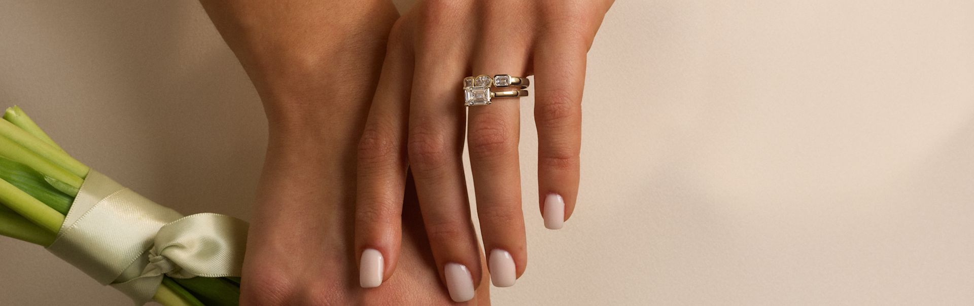 Diamond Engagement Ring with solitaire pendant and earrings