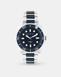 analogue silver wrist watch