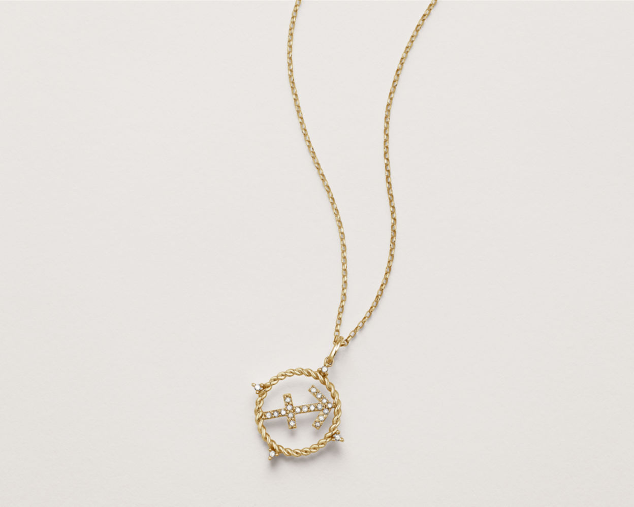 Woman wearing personalised pieces of jewellery