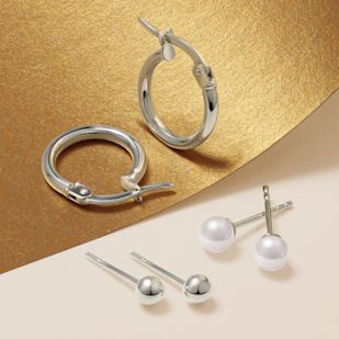 pearl and silver jewellery