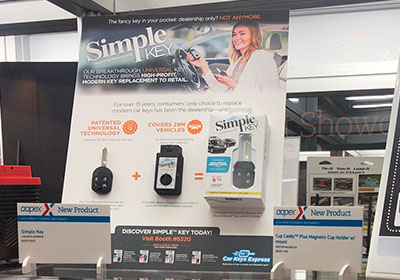 Car Keys Express launches Simple™ Key product line at AAPEX 2018. 