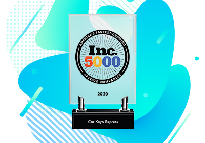 Car Keys Express Wins Inc. Magazine's "Inc. 5000" Award
