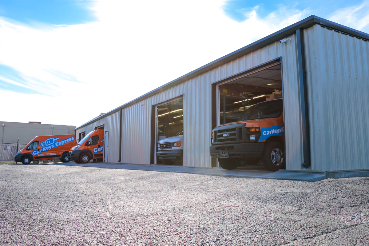 Car Keys Express builds service vehicle upfitting facility.