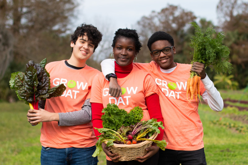 Grow Dat Youth Farm is partnering with Students Rebuild for this year's Hunger Challenge!