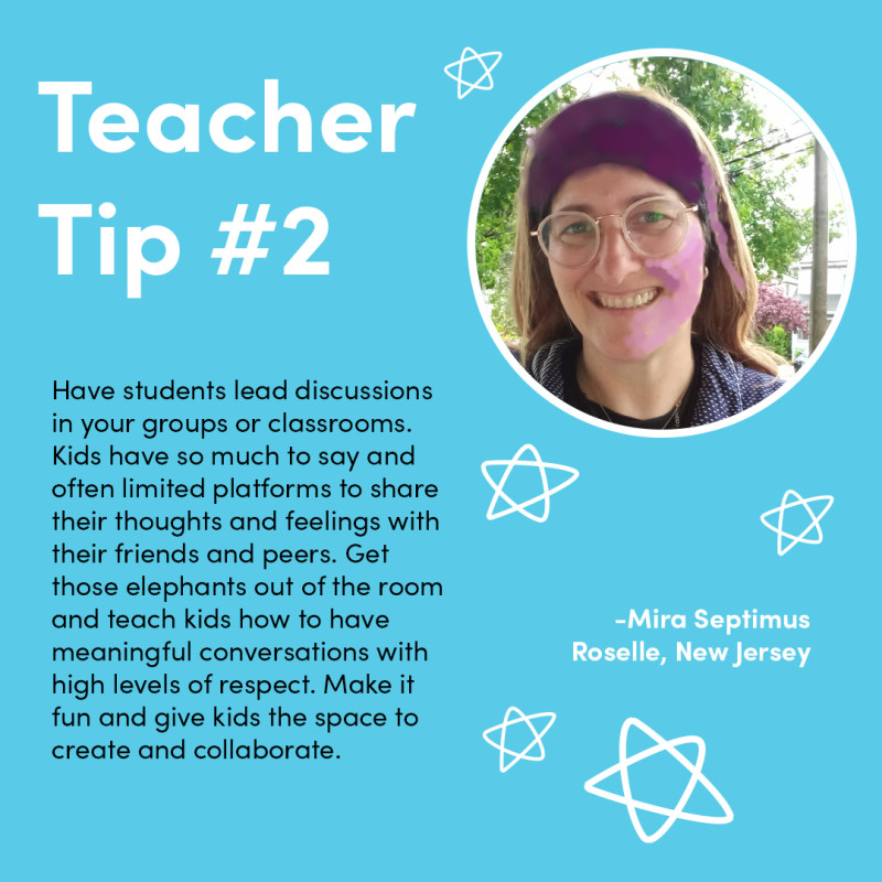 This year, we're inviting educators to share creative and practical ways to implement Students Rebuild in the classroom. This month we’re featuring Mira Septimus from LV Moore Middle School in Roselle, New Jersey. Take it away, Mira!