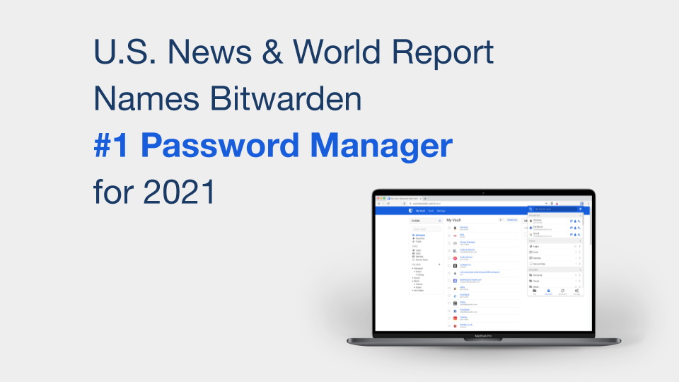 U.S. News and World Report Best Password Manager