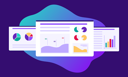 Hero image with multiple KPIs