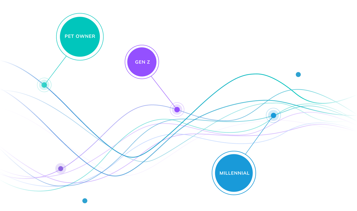 illustration with people's groups