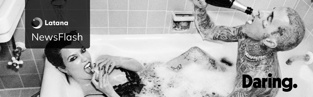 Ellen Von Unwerth Photo of Kravis with Latana NewsFlash (cover image)