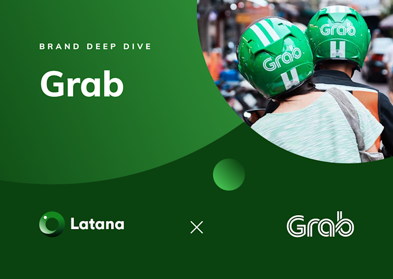 Latana x Grab logos with people on a bike (Thumbnail)