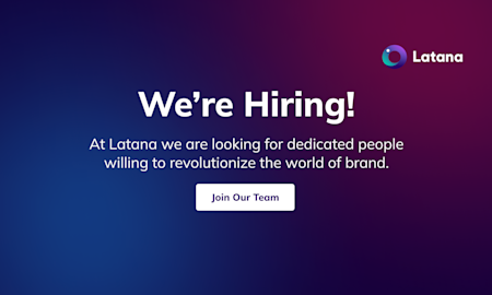 We're hiring careers page