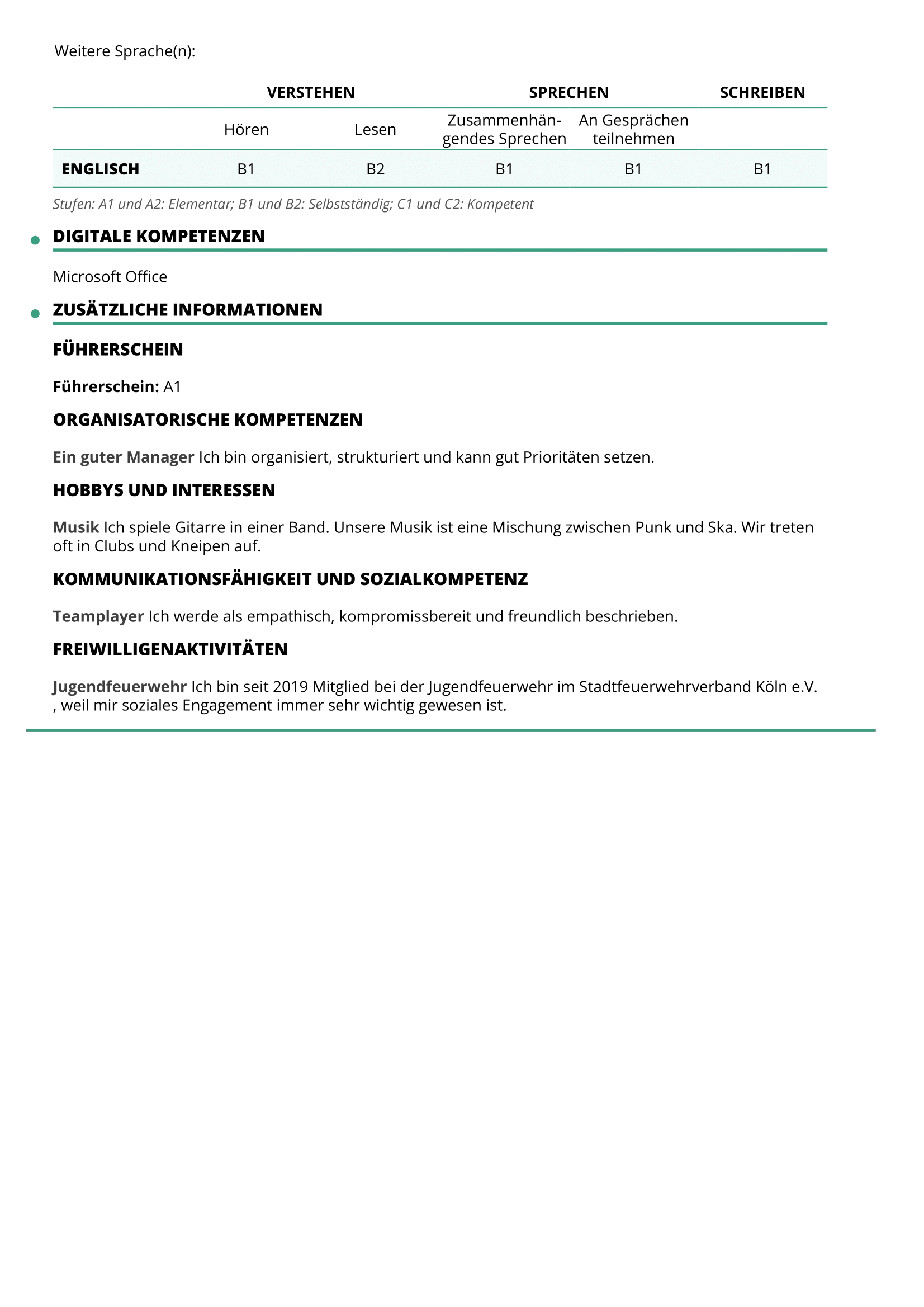 Europass cv 4