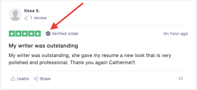 Zipjob 5 star review on Trustpilot