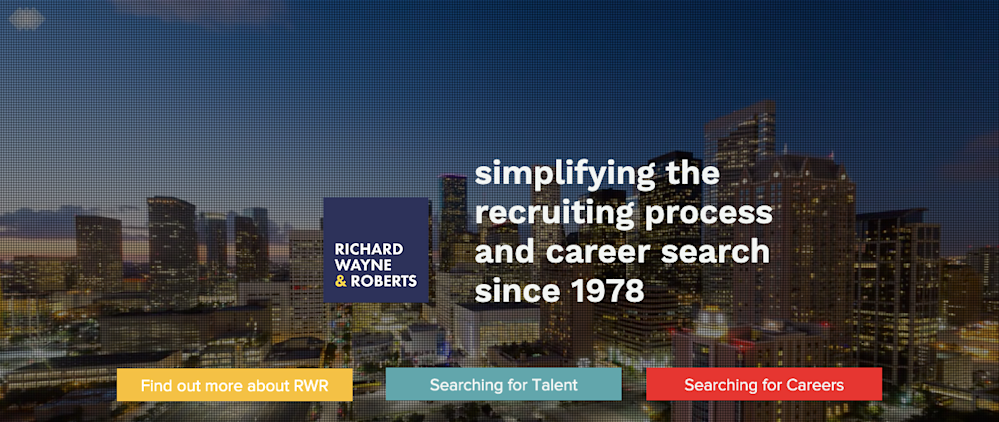 Richard Wayne Roberts simplifying the recruiting process and career search since 1978