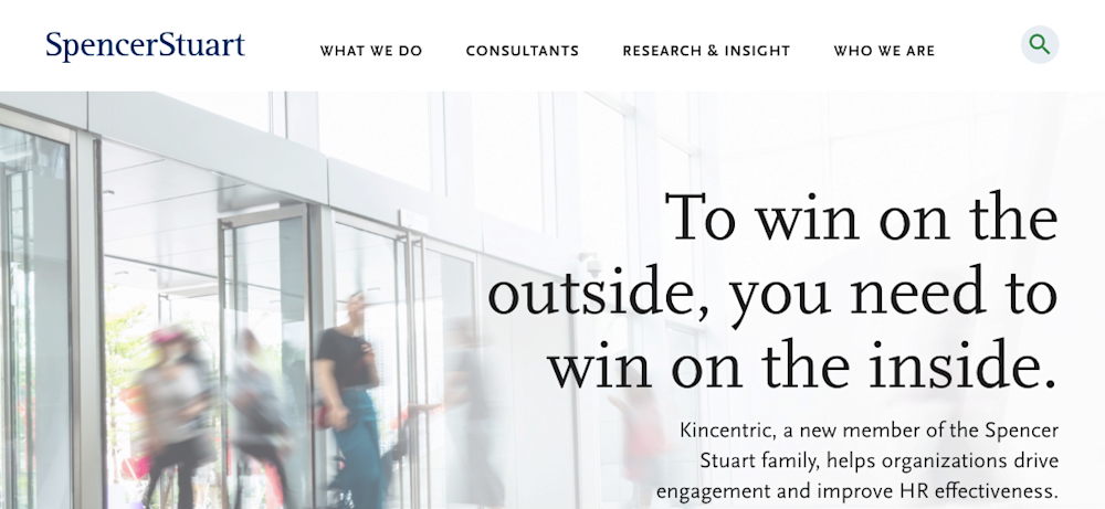 SpencerStuart To win on the outside you need to win on the inside