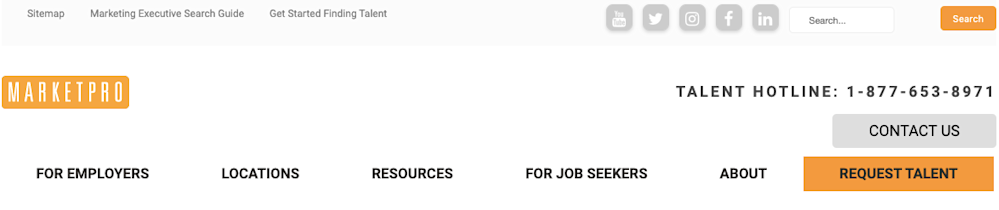 Marketpro website