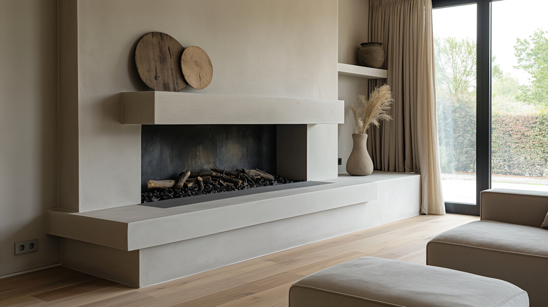 Transform Your Space with a Stunning Plaster Fireplace