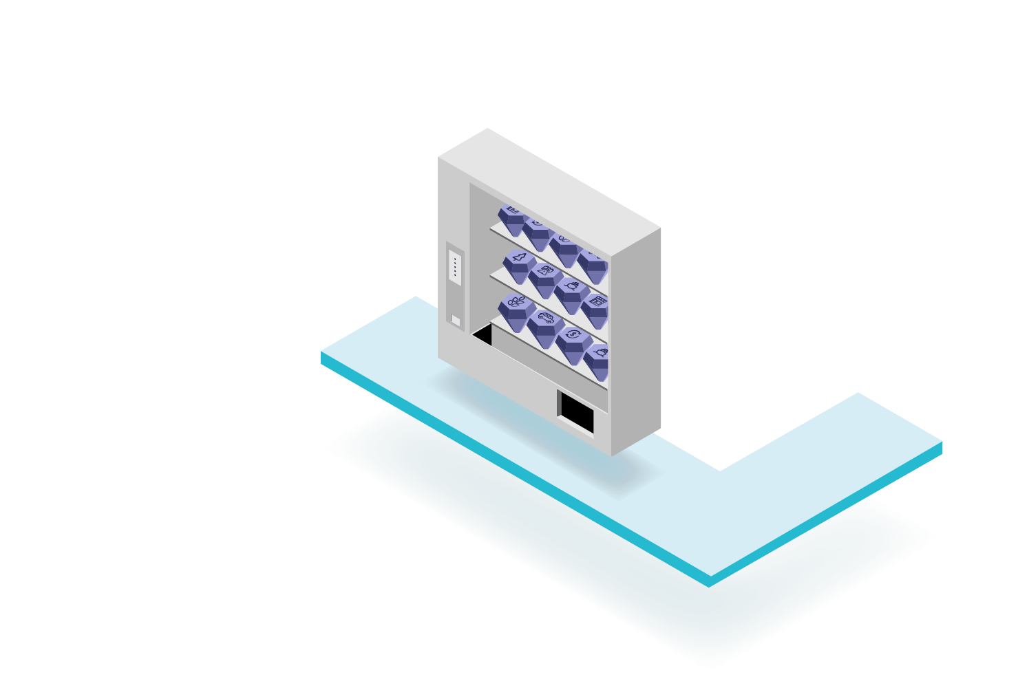 A vending machine for solutions