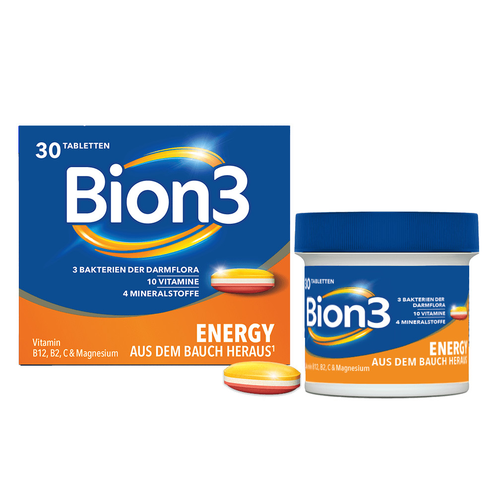 Bion3 Energy Produktverpackung und Verpackung