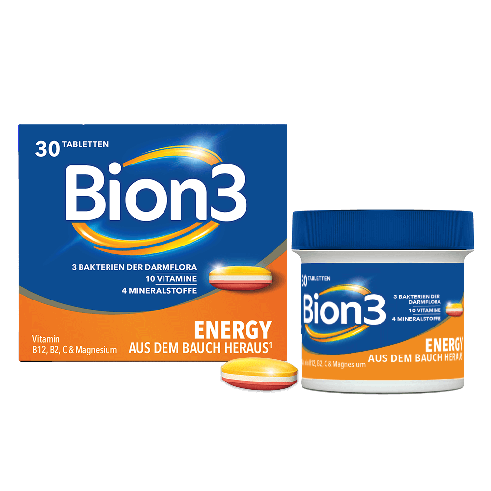 Bion3 Energy Produktverpackung und Verpackung