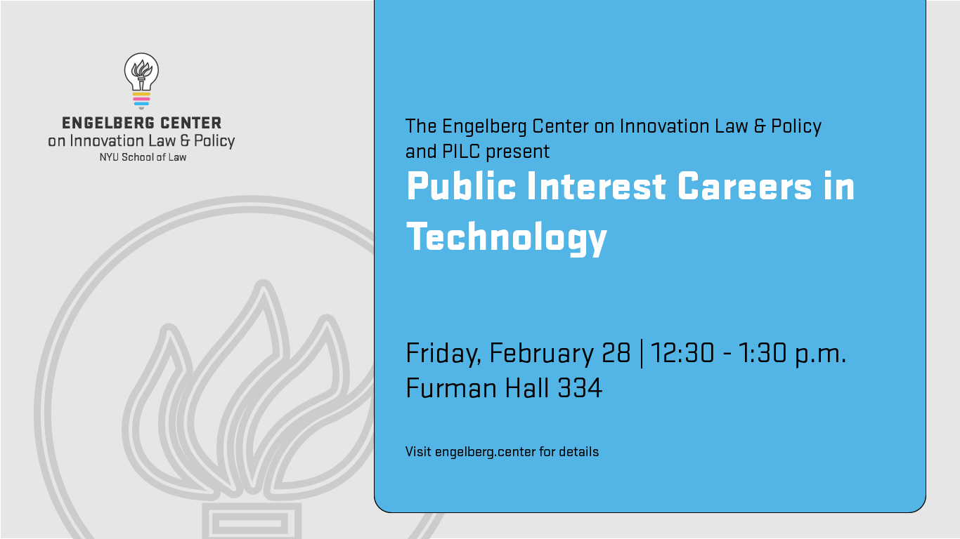 Event image for Public Interest Careers in Technology event